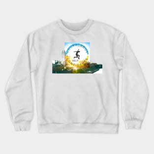 Courageous Self-Confidence Cityscape Crewneck Sweatshirt